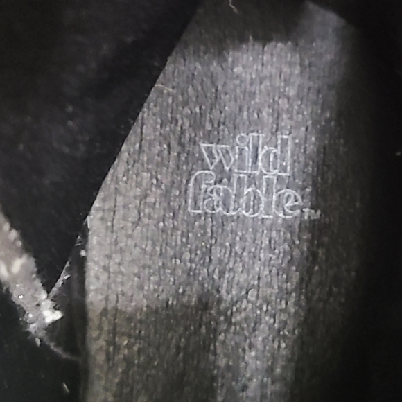 Wild Fable Black Moto Chunky Boots - Picture 7 of 8